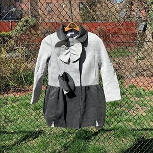 Girls Dress with coordinating overcoat